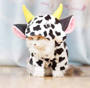 Cute Cow Costume For Pets
