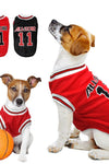 Basketball Jersey Dog Vest Pet - TikTok Pet Shop