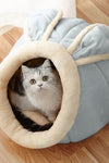 Cat House Villa Enclosed Cat Bed - TikTok Pet Shop