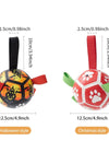 Christmas & Halloween Themed Dog Soccer Balls - Tiktokpetshop