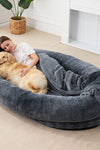 Large Plush Dog Bed - Tiktokpetshop