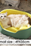 Large Semi Open Warm Pet Bed - Tiktokpetshop