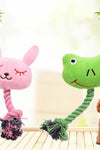 Pink Rabbit Or Green Frog Dog Plush Toys - TikTok Pet Shop