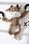 Plush Donkey Dog Chew Toy - Tiktokpetshop