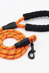 Reflective Nylon Round Rope Dog Leash - Tiktokpetshop
