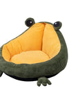 Semi-Enclosed Cute Frog Cat Bed - Tiktokpetshop
