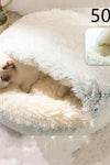 Soft Long Hair Plush Pet Beds - Tiktokpetshop