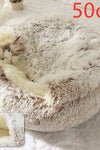 Soft Long Hair Plush Pet Beds - Tiktokpetshop